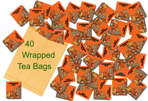 Cinnamon Chai 40 Wrapped Tea Bags