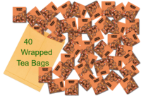 Ginger Peach Tea 40 Wrapped Tea Bags