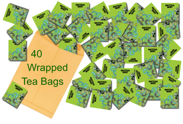 Matcha Mint Tea 40 Wrapped Tea Bags