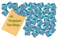Purely Peppermint 40 Wrapped Tea Bags