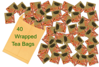 Turmeric Cinnamon Ginger 40 Wrapped Tea Bags