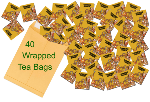 Turmeric Ginger 40 Wrapped Tea