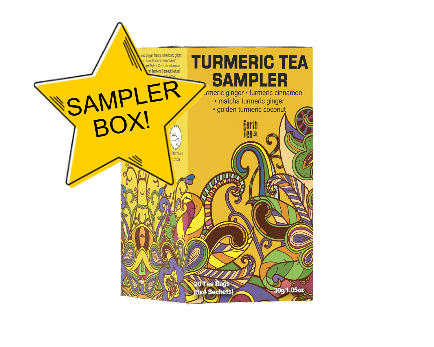 Tea Sampler Case Earth Teaze 5395